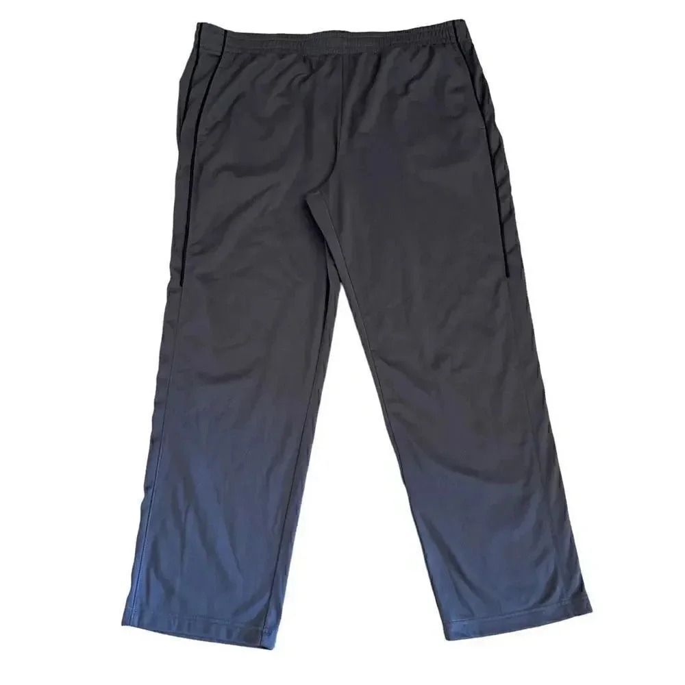 TEK GEAR CHARCOAL GRAY Athletic Sporty Track Jogger Pull On SZ XXL #1247
